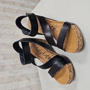 Blowfish Malibu wedges. 7 1/2